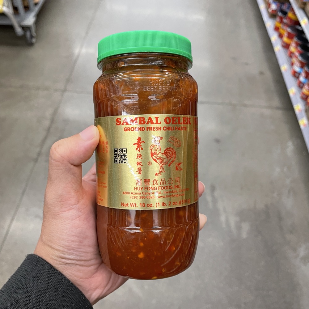 후이퐁 삼발올렉 칠리 삼발소스 0칼로리 스리라차 후이펑 510g