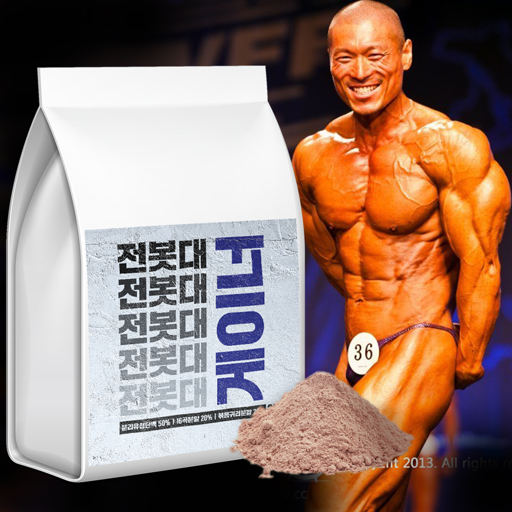 전봇대 게이너 초코 2kg WPI 50% 17곡 40% 체중증가 벌크업 <b>탄수화물</b> 단백질