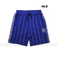 [MLB KIDS] 엠엘비키즈 스트라이프 반바지 블루 71SP65831-50U