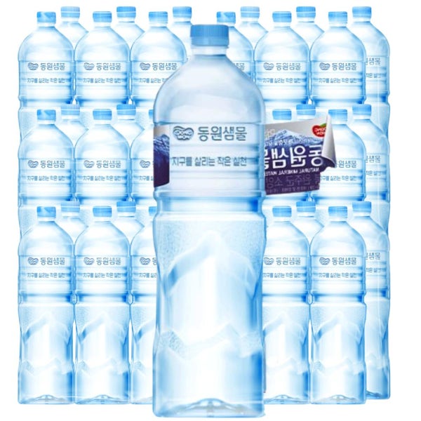 동원샘물 (무라벨) 2L x 36병 먹는물 미네랄생수 무라벨생수