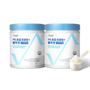 PS 초유 프로틴+콜라겐 프리미엄 저분자 분리유청 단백질 초유단백질 420g, 2개