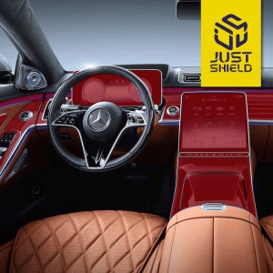 저스트쉴드 벤츠 S클래스 풀체인지 실내PPF필름 유광 s350d 실내우드트림