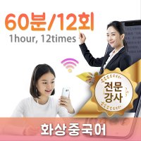 전문강상-화상중국어과외 60분/12회/월