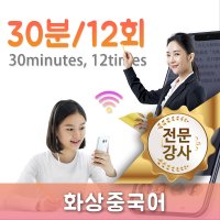 전문강사-화상중국어과외 30분/12회/월