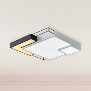 LED 사각 디자인 방등 50W 카보네 블랙