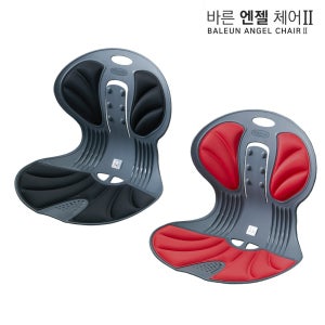 1+1 세트 바른엔젤체어2 척추 허리교정 바른자세교정 좌식의자