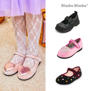 빔보빔바 여아 공주 구두 플랫 털 기모 퍼 아동 키즈 LED 반짝이 글리터 메리제인