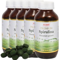 뉴질랜드 하이웰 스피루리나 500mg 500정 5통 Hiwell Spirulina