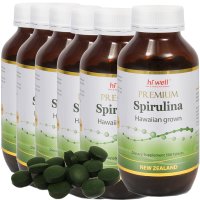 뉴질랜드 하이웰 스피루리나 500mg 500정 6통 Hiwell Spirulina