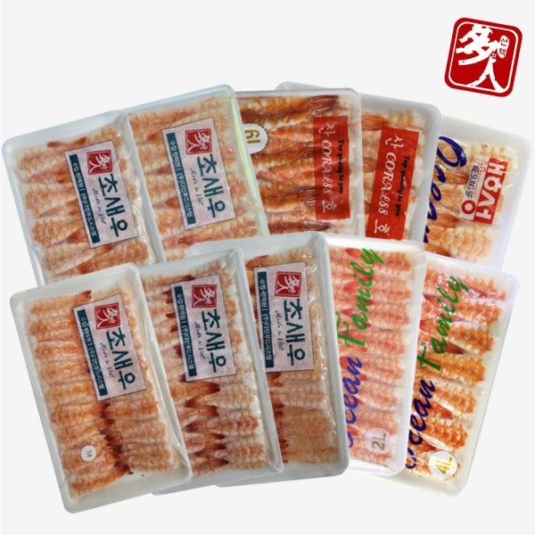 [최다구성] 초밥용 자숙새우 M L 2L 3L 4L 5L 6L 초새우 초밥재료 초밥용회