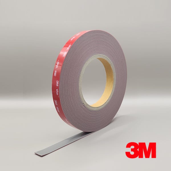 3M 초강력 차량용 VHB 양면테이프 블랙박스 선바이저 몰딩 엠블럼 스포일러 GPL 15mm
