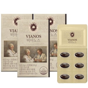 트루포뮬러 비아노스 (전립선 건강의 유지에 도움) 30캡슐, 3개