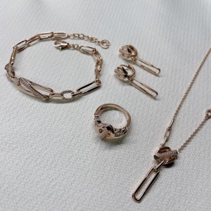 주얼리 전문점 [러블리주얼리] CF99981 14K 반지 귀걸이 팔찌 목걸이 세트 평생A/S 공장직영