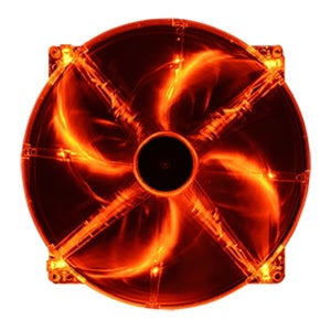 쿨러텍 IO20020DX-ORANGE 200mm LED 케이스 쿨러