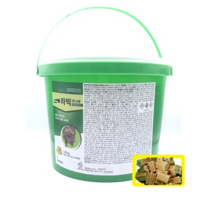 엘랑코 라믹 미니바 1.81kg 1통 미끼 먹이섞인 쥐약 구서제 디파시논