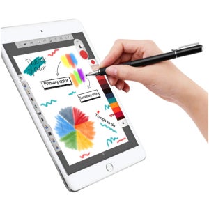 아이패드 프로 4세대 12.9형 초미세 터치펜 2in1 듀얼 정전식