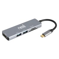 멀티허브 5포트 C타입 USB 허브 맥북 노트북 아이패드 USB 확장 분배기