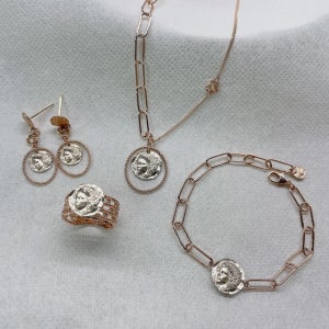 주얼리 전문점 [러블리주얼리] CF99977 14K 반지 귀걸이 팔찌 목걸이 세트 평생A/S 공장직영