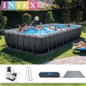 인텍스 울트라 XTR 사각 프레임 풀장 7.32M 26364KR 인덱스 펜션 간이 수영장