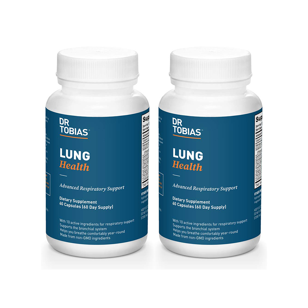 Dr. Tobias 폐 영양제 60캡슐x2, Lung Health Supplement