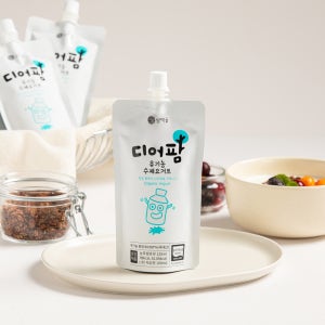 철원 삼막골목장 디어팜 유기농 짜먹는 수제요거트 파우치 120ml