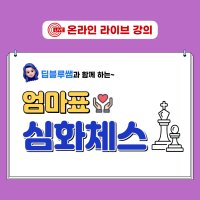 [엄마표 심화체스] 실시간 온라인 4회 특강!