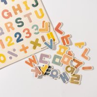 노리터 뉴트럴포레스트 한글 영어 숫자 글자 학습 놀이 자석 유아자석 교구