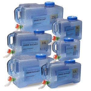 SKMT 캠핑물통 5종모음전 / 5L 8L 12L 18L 22L 25L / 식수통 / 차박저그 / 대용량 / 다용도물통