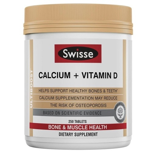 Swisse Calcium Vitamin D <b>스위스 칼슘</b> 앤 비타민 D 250정