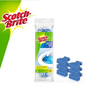 3M 스카치 브라이트 크린스틱-리필용 6P(변기청소용)