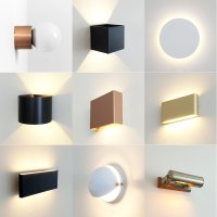 LED 원형 써클 사각 모던 벽등 벽부등 무드등 간접등 복도등 인테리어 포인트 조명