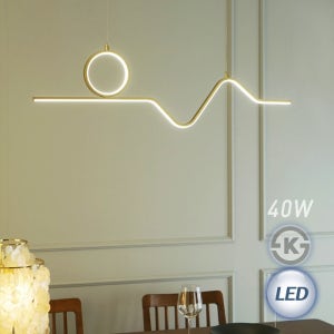 식탁조명 [오스람 LED] LED 그루트 펜던트 40W (4000K 주백색-아이보리빛)