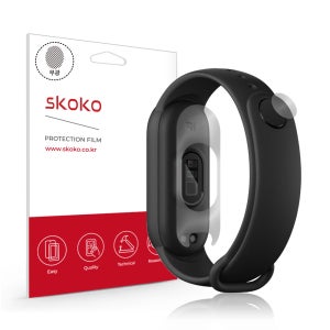 스코코 샤오미 미밴드6 무광 후면+밴드 버클 보호필름 3매