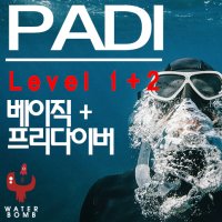 프리다이빙 Lever 1,2 묶음 과정 PADI