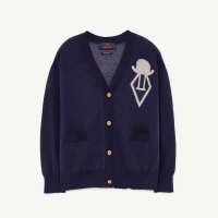 SS21 타오 로고 키즈 가디건 네이비 THE ANIMALS OBSERVATORY Logo Racoon Kids Cardigan, Navy