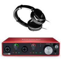 Focusrite 스칼렛4i4 오디오인터페이스 헤드폰 HD2000