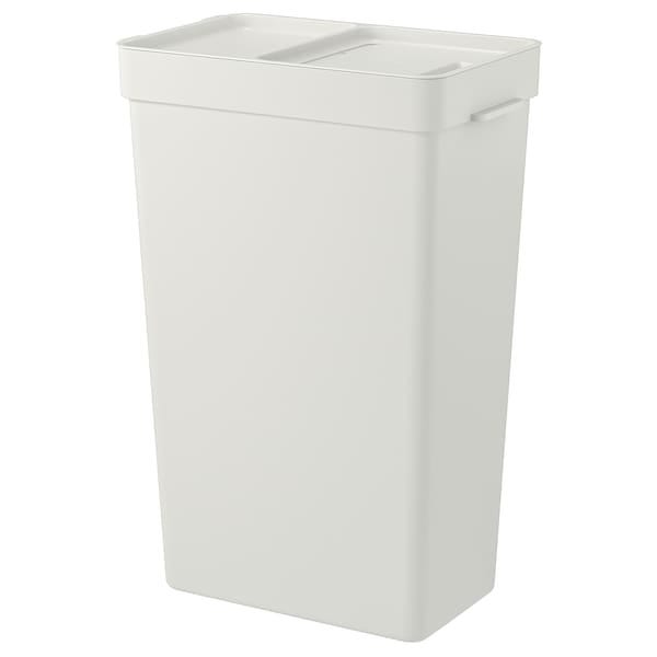 이케아온라인몰 HÅLLBAR 홀바르 휴지통+뚜껑 라이트그레이 35 l 304.202.07