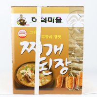 하회마을 찌개된장 14kg 업소용 된장 대용량