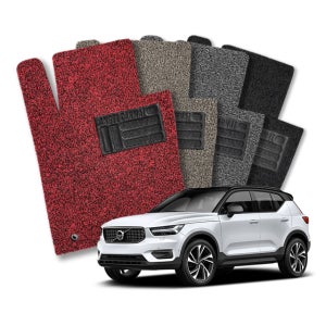 볼보 XC40 코일매트 1+2열 확장형 발판