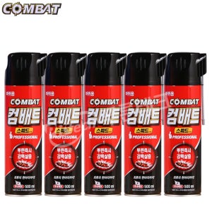 컴배트 스피드 에어졸 500ml x5개
