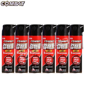 컴배트 스피드 에어졸 500ml x6개