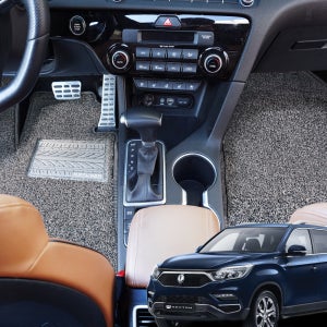 코일매트 쌍용 G4렉스턴스포츠 일반형 1+2열풀세트