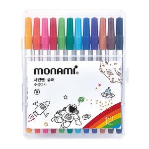 모나미 싸인펜세트12색 1자루 0 7mm