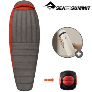 씨투써밋 플레임 FM4 RG 다크 그레이 여성용 백패킹 비박 캠핑 동계 침낭