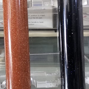 인사랑 수제 천연원석 사금석도장 원형고급인감 재물운 풍재운