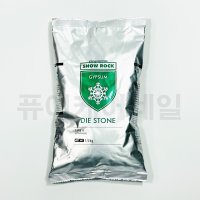 치과용 문교 스노우락 초경석고 울트라하드 Green(연두) 1.5kg 1봉/개미집