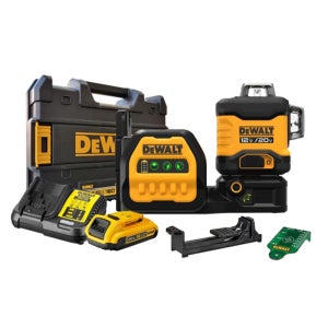 디월트 그린레이저레벨기 키트 DCE089D1G18 배터리 충전기 360도 3방향 수직 12V20V