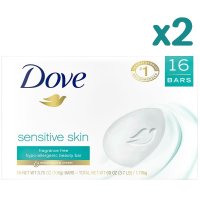 Dove 미국 도브 센서티브 비누 바 106g 32개 Sensitive Skin