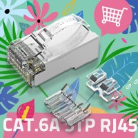 RJ45 모듈러 플러그 커넥터 콘넥터 CAT6A 호환 STP 랜공사 랜툴 랜부트 8P8C