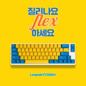 레오폴드 최고급 기계식 키보드 FC660m 스웨디시 화이트 66Key (영문) 소량입고